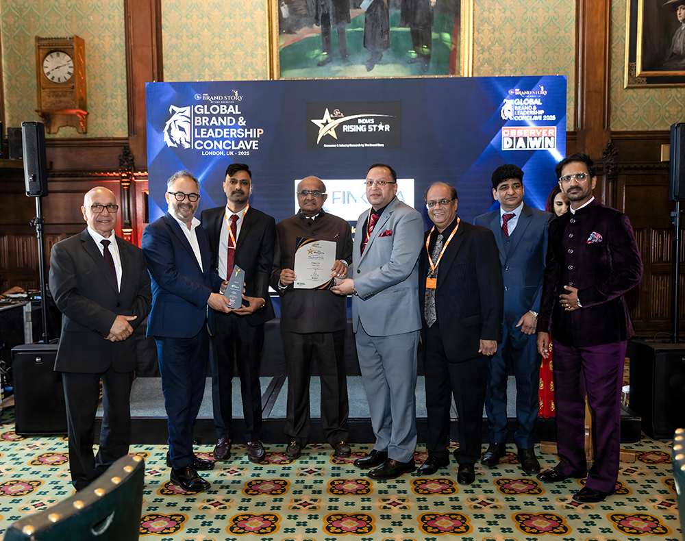 ANI - FinReliable Technology Gets Honoured With India's Rising Star Award at Global Brand and Leadership Conclave 2025
